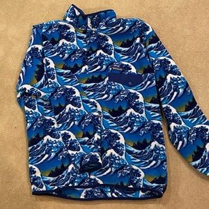 MENS XL wave blue Patagonia synchilla